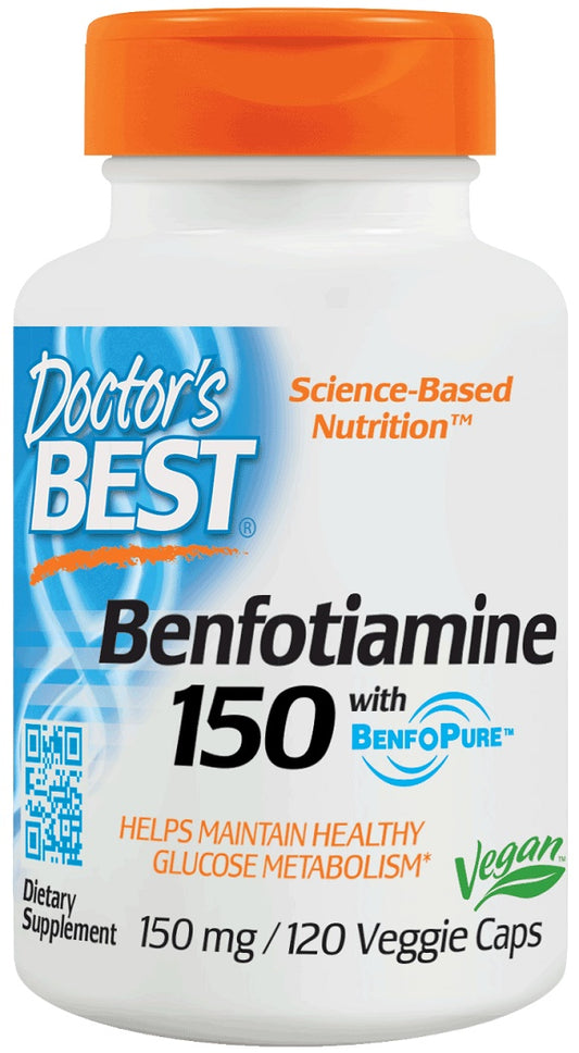 Doctor's Best Benfotiamine with BenfoPure - 150mg - 120 vcaps