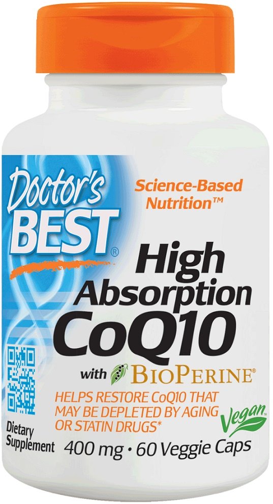 Doctor's Best High Absorption CoQ10 with BioPerine - 100mg - 120 softgels