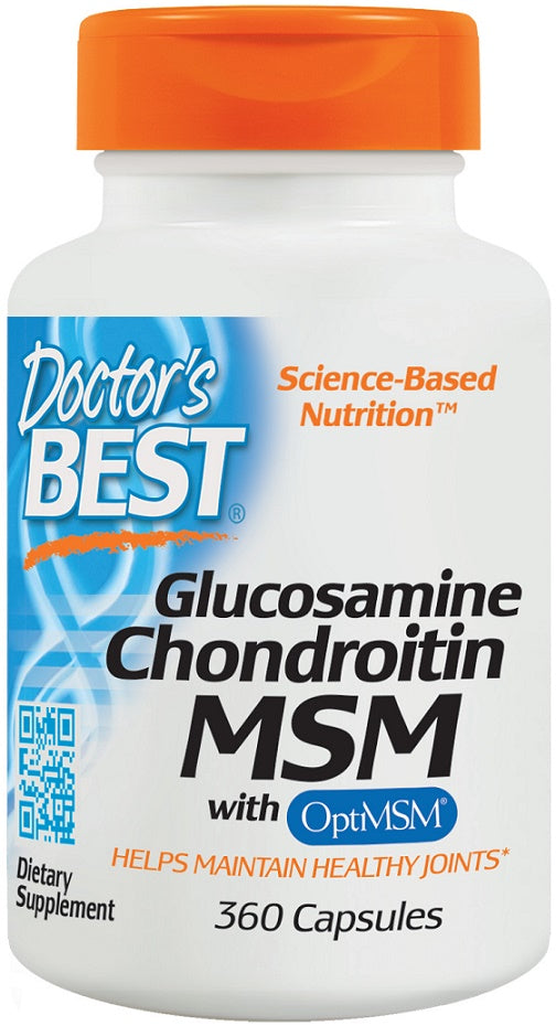 Doctor's Best Glucosamine Chondroitin MSM with OptiMSM - 120 caps