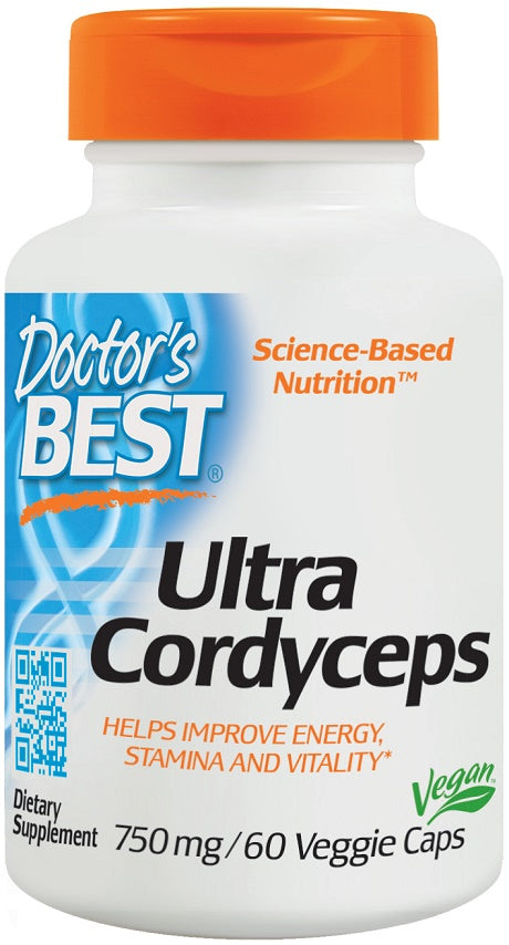 Doctor's Best Ultra Cordyceps - 750mg - 60 vcaps