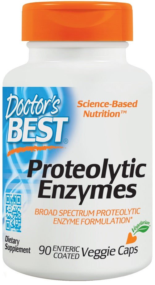 Doctor's Best Proteolytic Enzymes - 90 vcaps