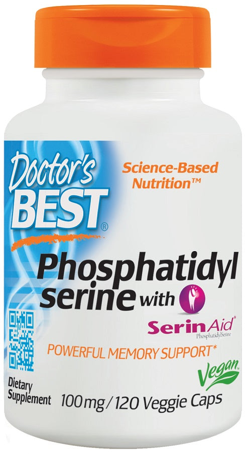 Doctor's Best Phosphatidylserine Serine with SerinAid - 100mg - 120 vcaps