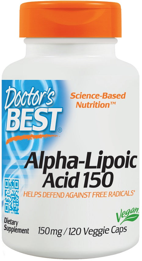 Doctor's Best Alpha Lipoic Acid - 150mg - 120 vcaps