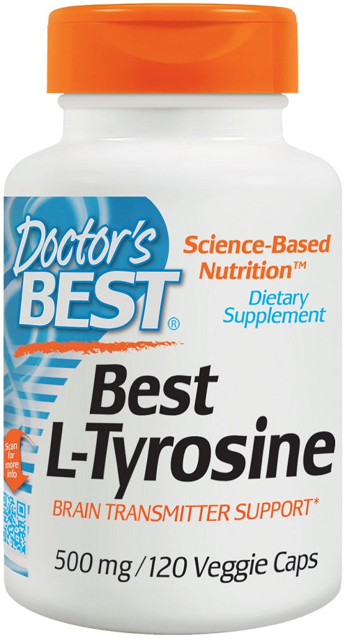 Doctor's Best Best L-Tyrosine - 500mg - 120 vcaps