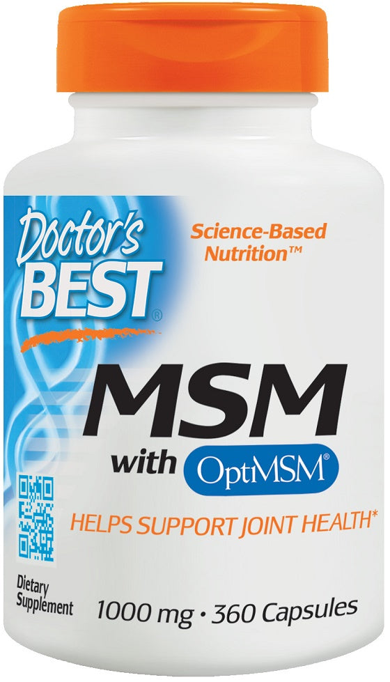 Doctor's Best MSM with OptiMSM - 1000mg - 180 caps