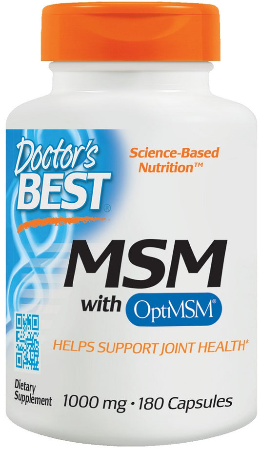 Doctor's Best MSM with OptiMSM - 1000mg - 180 caps