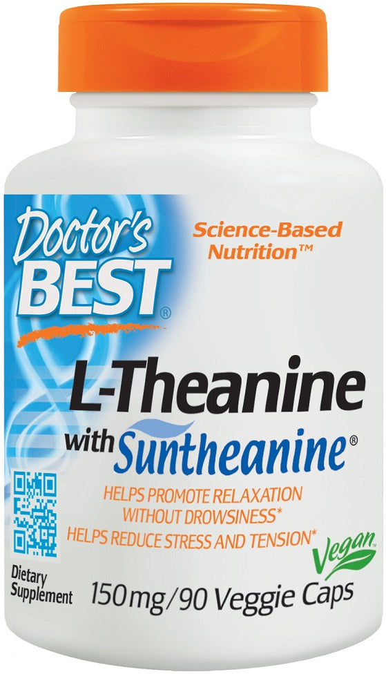 Doctor's Best L-Theanine with Suntheanine - 150mg - 90 vcaps