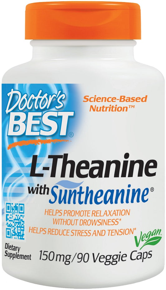 Doctor's Best L-Theanine with Suntheanine - 150mg - 90 vcaps