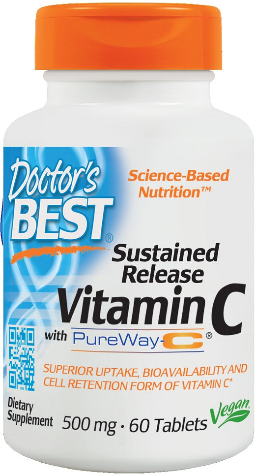 Doctor's Best Sustained Release Vitamin C with PureWay-C - 500mg - 60 tablets