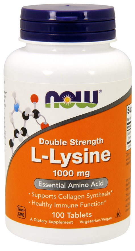 NOW Foods L-Lysine - 1000mg - 100 tabs