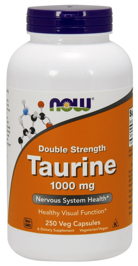 NOW Foods Taurine - 1000mg Double Strength - 100 vcaps