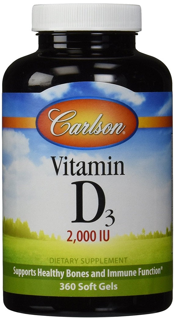 Carlson Labs Vitamin D3 - 1000 IU - 250 softgels