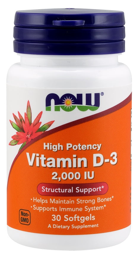 NOW Foods NOW Foods Vitamin D-3 5000 IU - 30 softgels