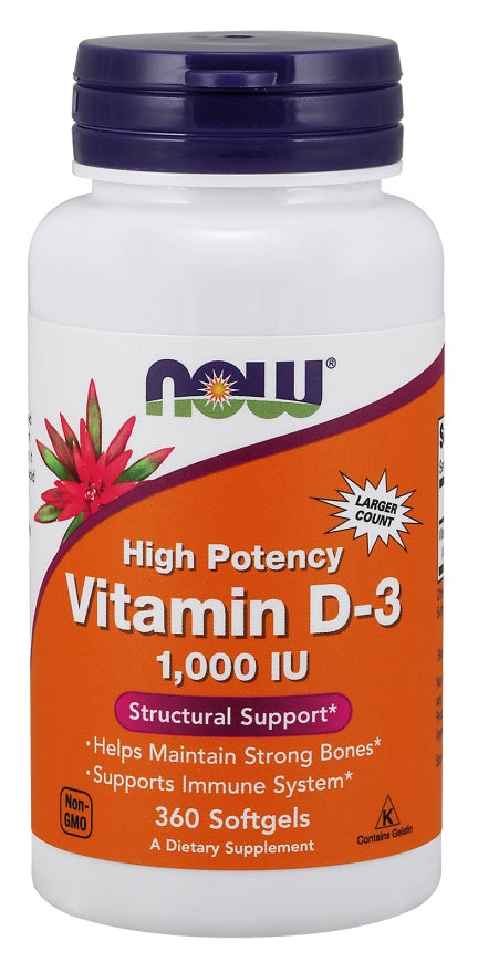 NOW Foods NOW Foods Vitamin D-3 5000 IU - 30 softgels