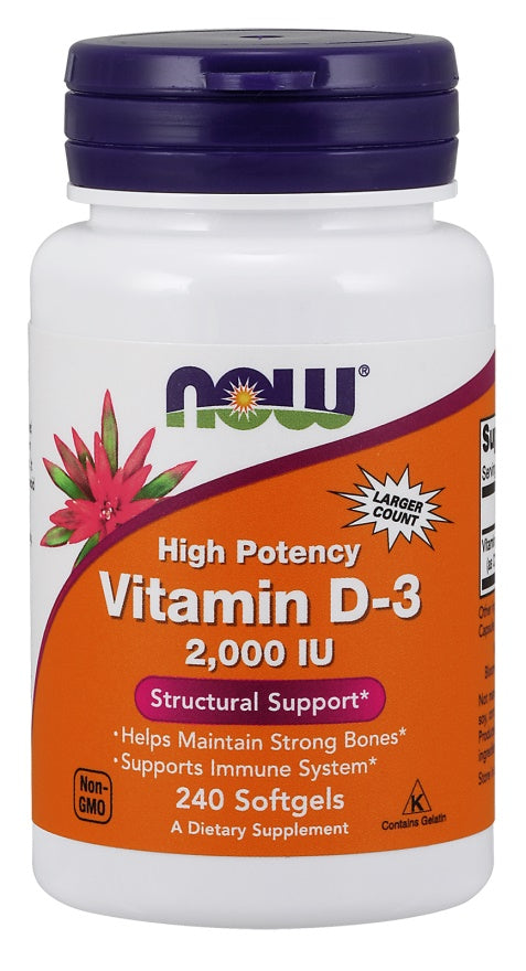 NOW Foods NOW Foods Vitamin D-3 5000 IU - 30 softgels