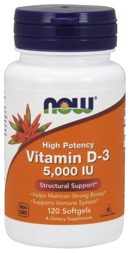 NOW Foods NOW Foods Vitamin D-3 5000 IU - 30 softgels