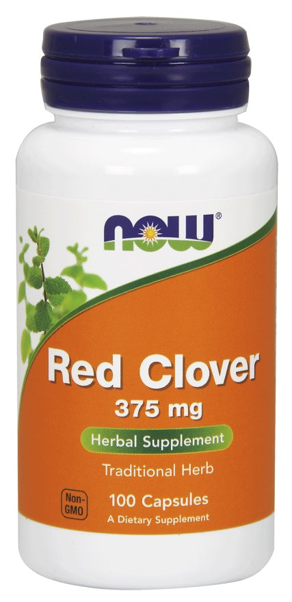 NOW Foods Red Clover - 375mg - 100 caps