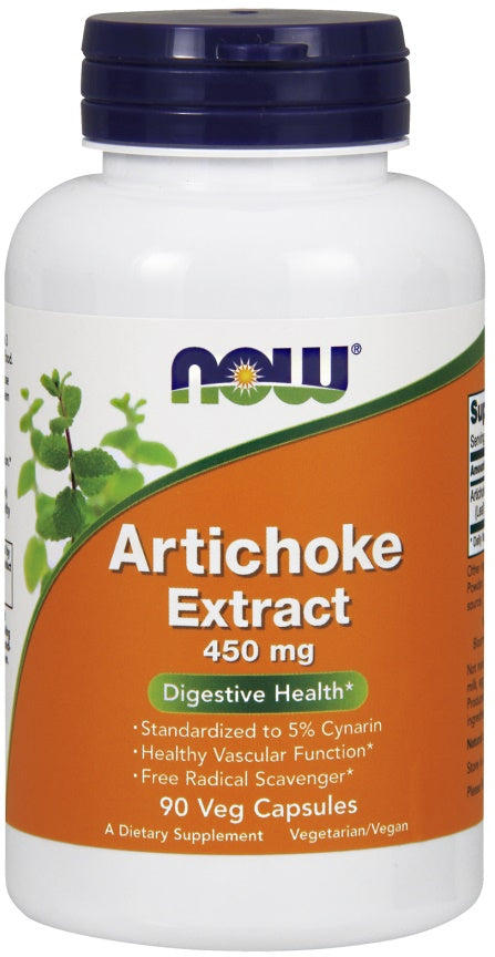 NOW Foods Artichoke Extract - 450mg - 90 vcaps