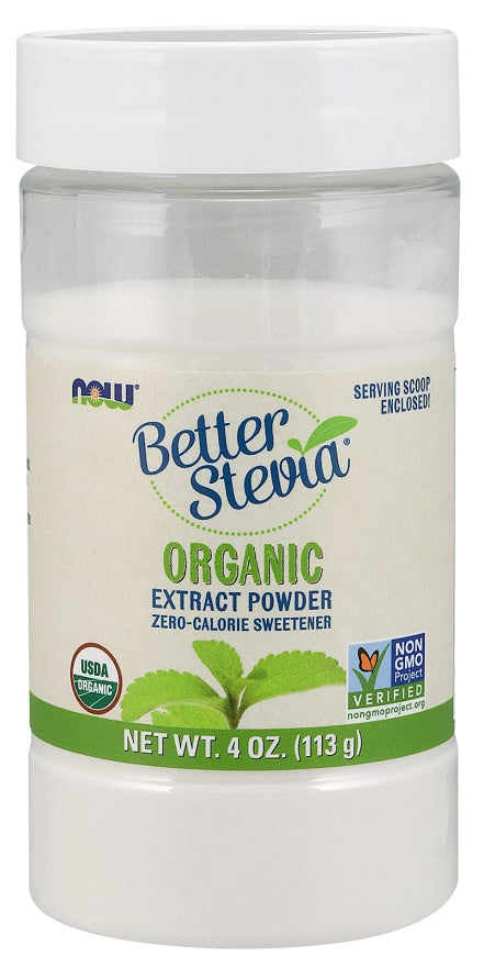 NOW Foods Better Stevia Extract Powder Organic - 113g