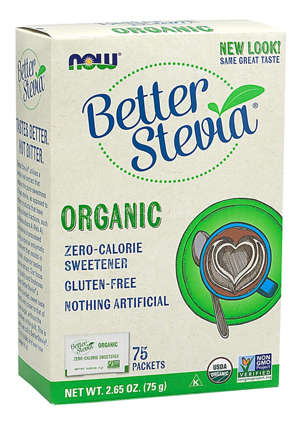 NOW Foods Better Stevia Packets - 75 packets