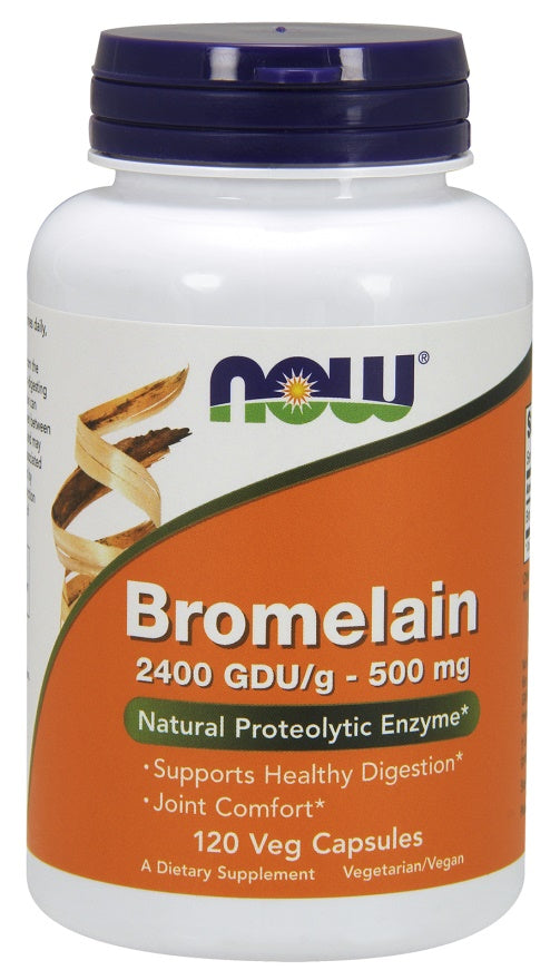 NOW Foods Bromelain - 500mg - 120 vcaps