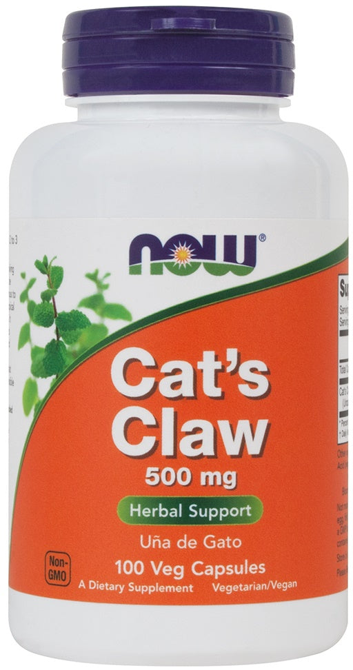 NOW Foods Cat's Claw - 500mg - 100 vcaps