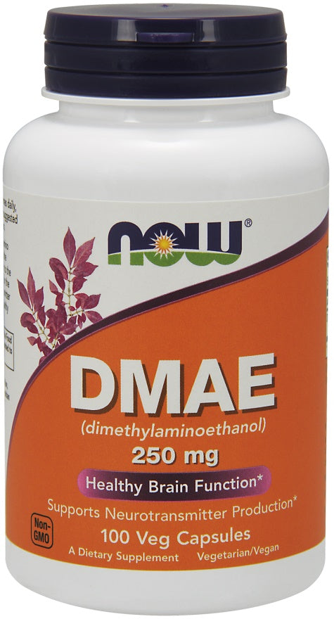 NOW Foods DMAE (Dimethylaminoethanol) - 250mg - 100 vcaps
