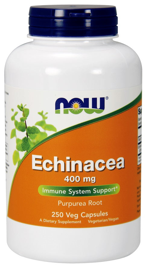 NOW Foods Echinacea - 400mg - 100 vcaps