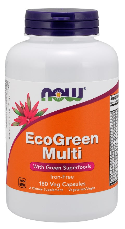NOW Foods EcoGreen Multi - 180 vcaps