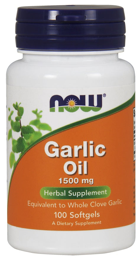 NOW Foods Garlic Oil - 1500mg - 100 softgels