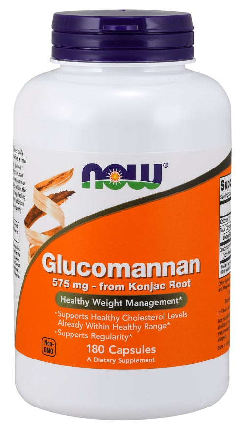 NOW Foods Glucomannan from Konjac Root - 575mg - 180 caps