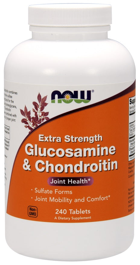 NOW Foods Glucosamine & Chondroitin Extra Strength - 120 tabs