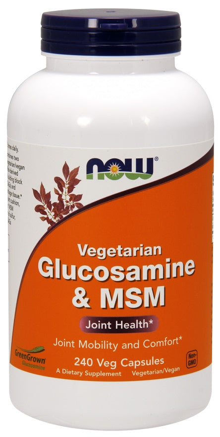 NOW Foods Glucosamine & MSM Vegetarian - 120 vcaps