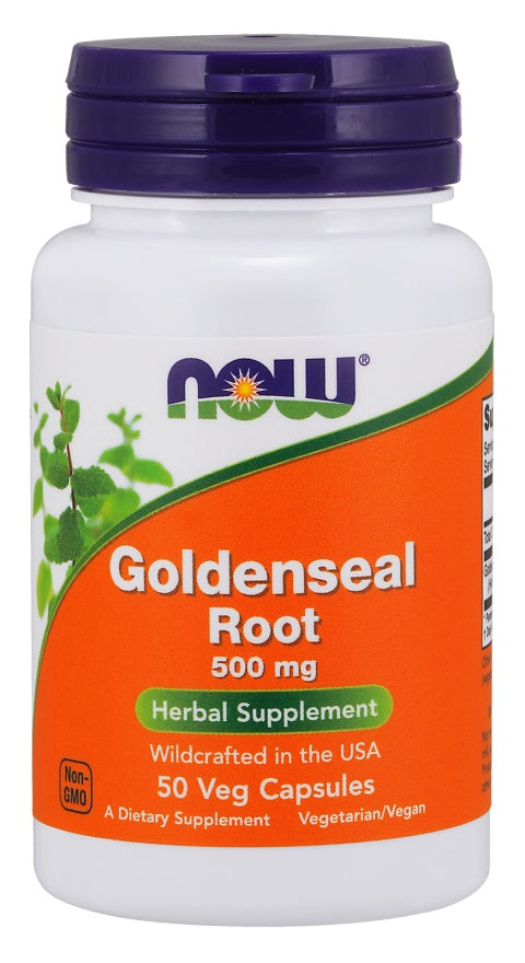 NOW Foods Goldenseal Root - 500mg - 50 vcaps