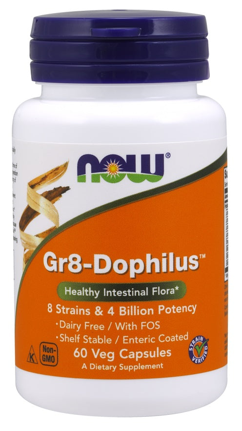 NOW Foods Gr8-Dophilus - 120 vcaps