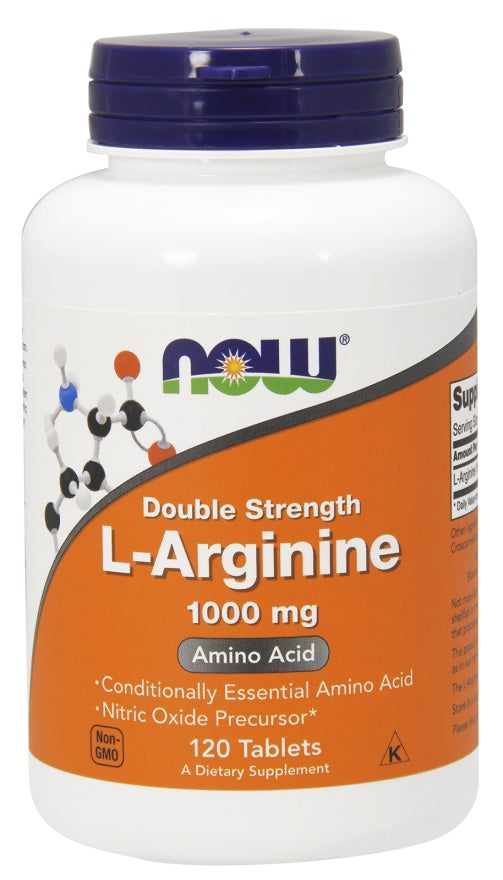 NOW Foods L-Arginine - 1000mg - 120 tablets