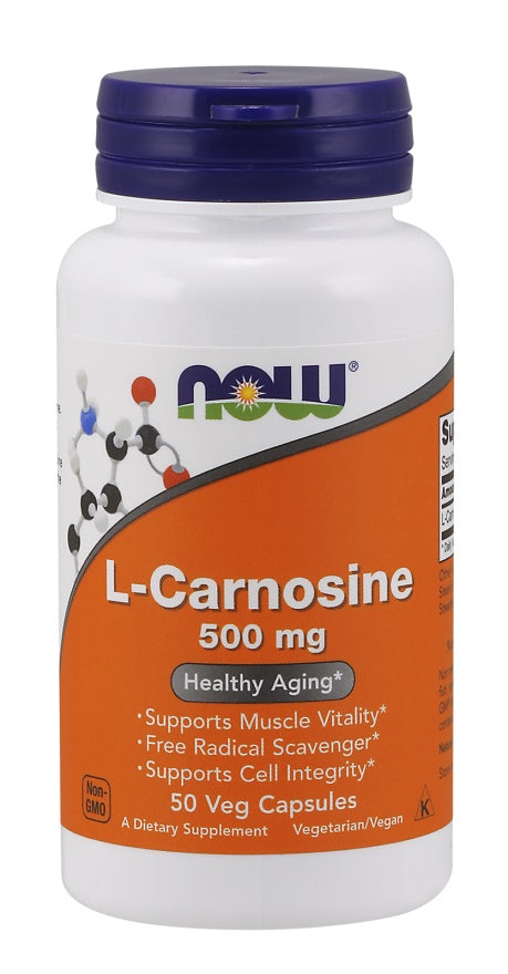 NOW Foods L-Carnosine - 500mg - 100 vcaps