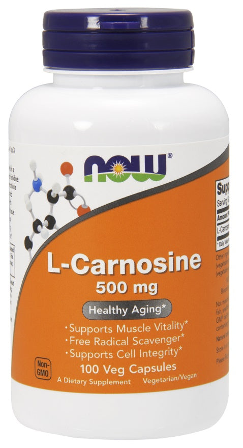 NOW Foods L-Carnosine - 500mg - 100 vcaps