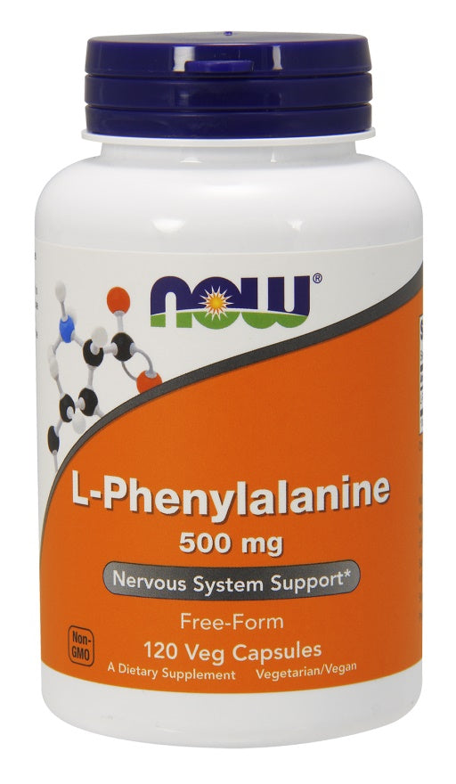 NOW Foods L-Phenylalanine - 500mg - 120 vcaps