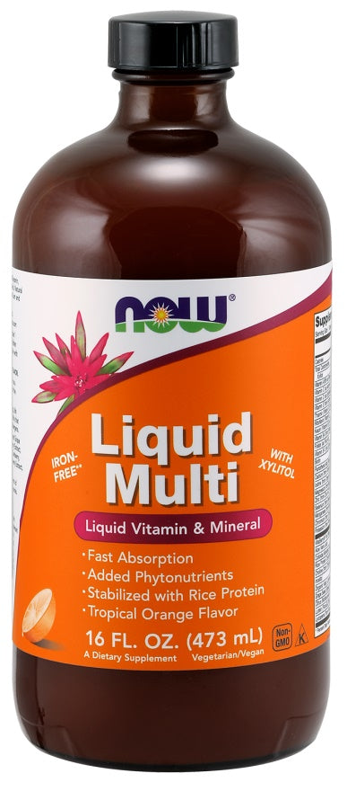 NOW Foods Liquid Multi (Iron Free) - 473 ml.