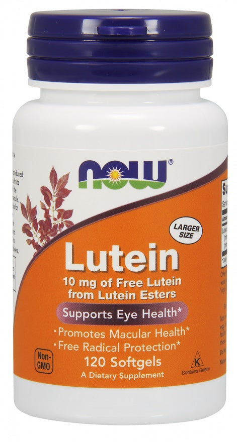 NOW Foods Lutein - 10mg - 120 softgels