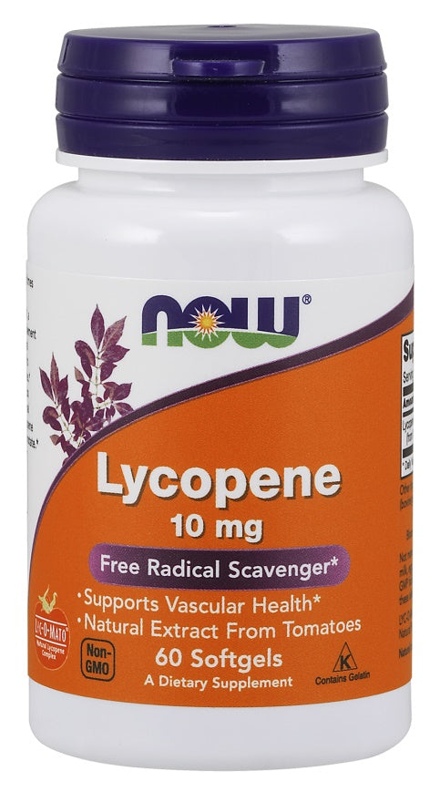 NOW Foods Lycopene - 10mg - 60 softgels