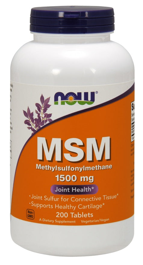 NOW Foods MSM Methylsulphonylmethane - 1000mg - 120 vcaps