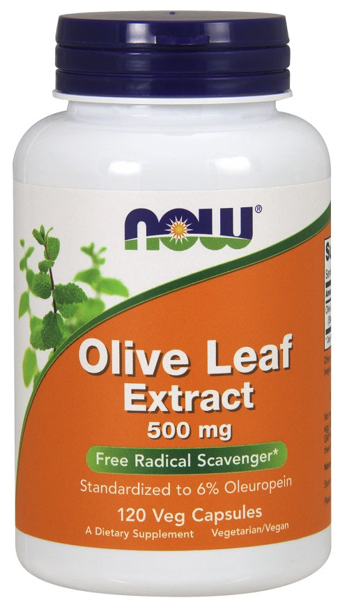 NOW Foods Olive Leaf Extract - 500mg - 120 vcaps