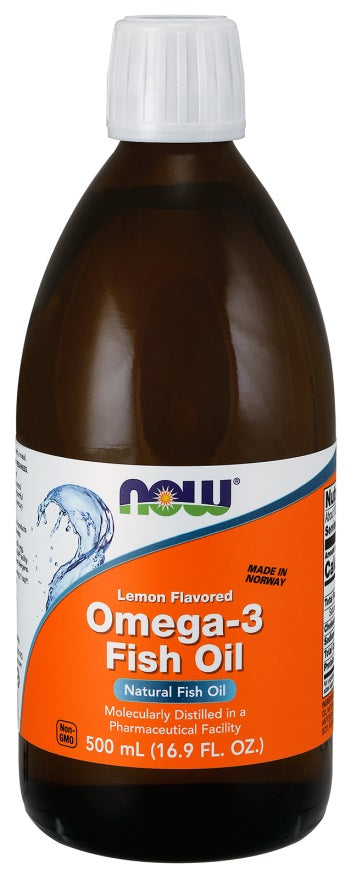 NOW Foods Omega-3 Fish Oil Liquid - 500 ml.