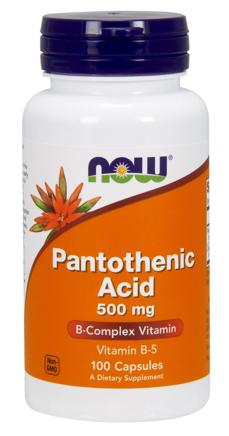 NOW Foods Pantothenic Acid - 500mg - 100 caps