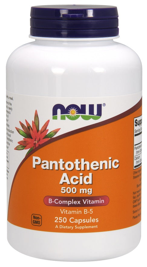 NOW Foods Pantothenic Acid - 500mg - 100 caps