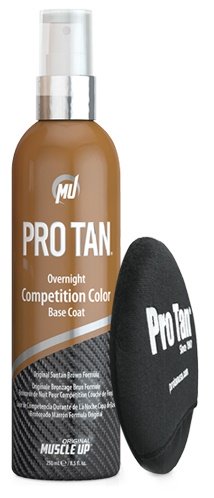 Pro Tan Overnight Competition Color Base Coat (Spray With Applicator) - 250 ml.