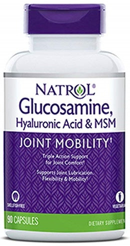 Natrol Glucosamine Hyaluronic Acid & MSM - 90 caps