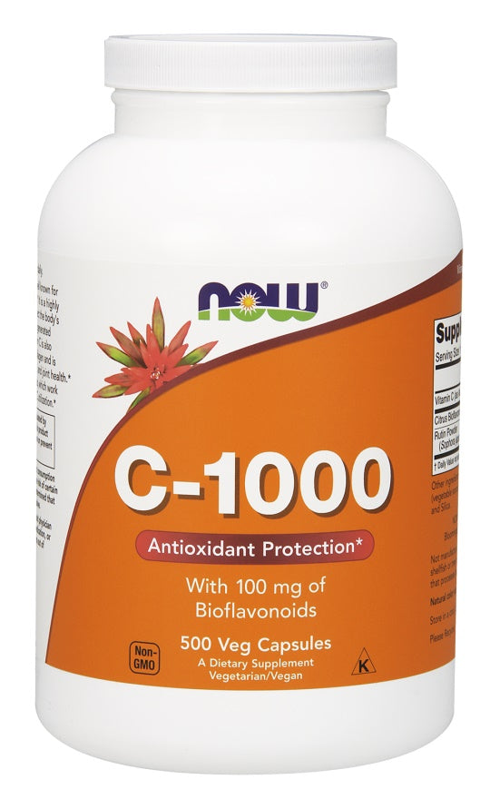 NOW Foods Vitamin C-1000 with 100mg Bioflavonoids - 100 vcaps